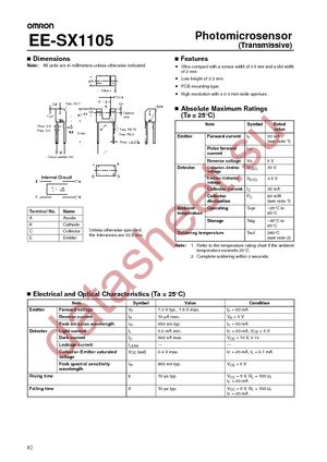 EE-SX1105 datasheet  